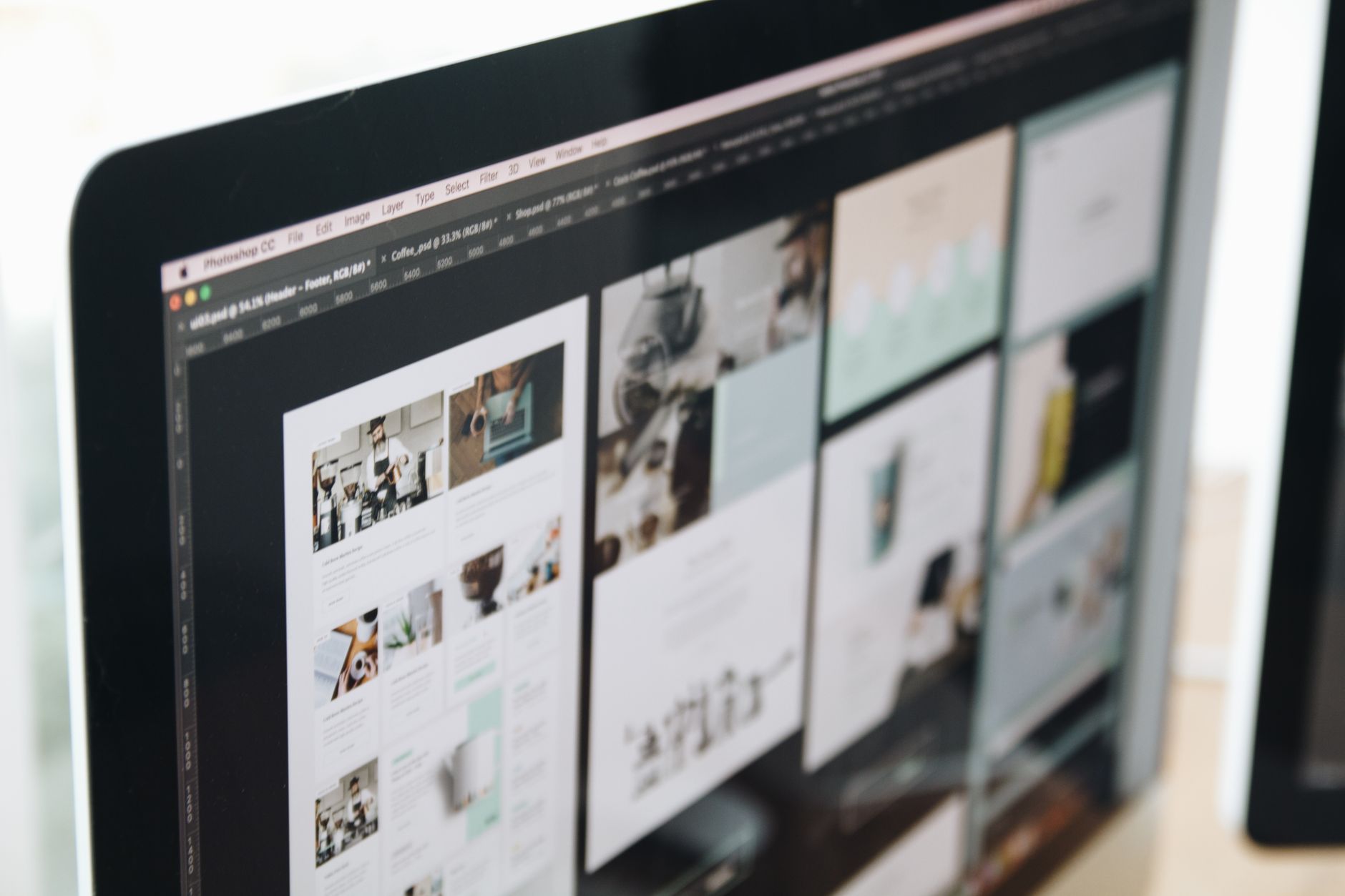 Drag-and-drop interface voor het website maken