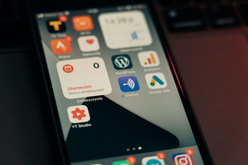 Mobielvriendelijke WordPress website op smartphone